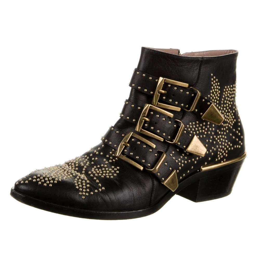 Chloe Susanna Ankle Western Boot sz 35